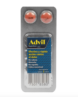 Iboprufeno Advil (2 tabletas)