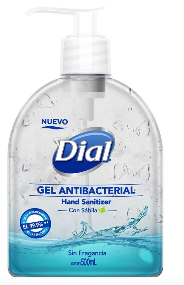 Gel antibacterial hotsell dial 500 ml