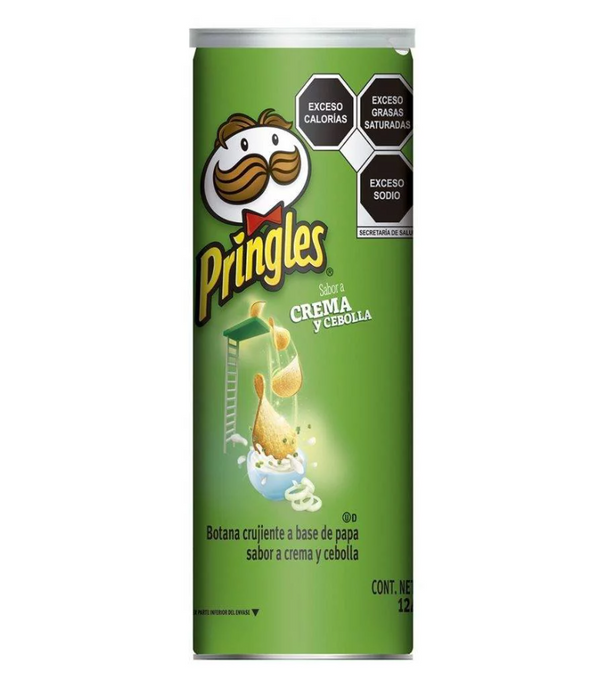 Pringles papas crema&cebolla 124gr