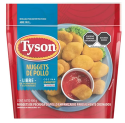 Nuggets de pollo Tyson empanizados 900gr