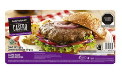 Carne para hamburguesa Marketside estilo casero 6 pzas de 150 g c/u