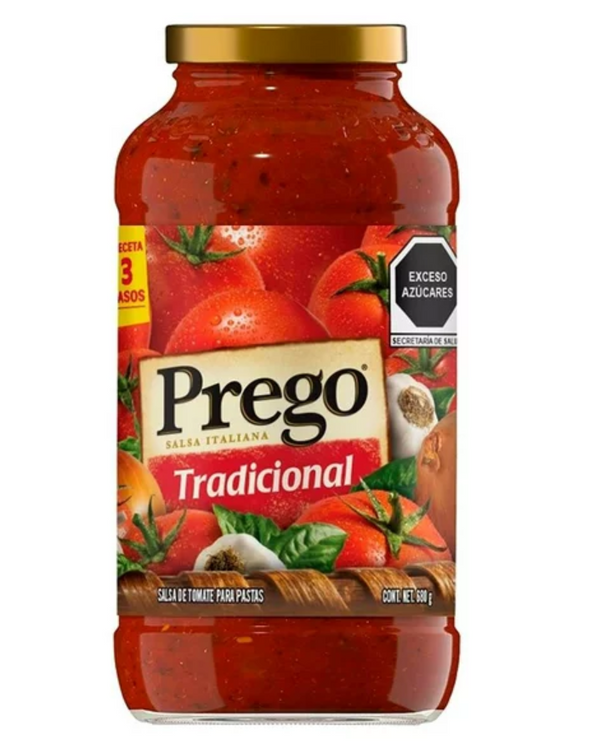Salsa de tomate Prego para pasta italiana 680gr