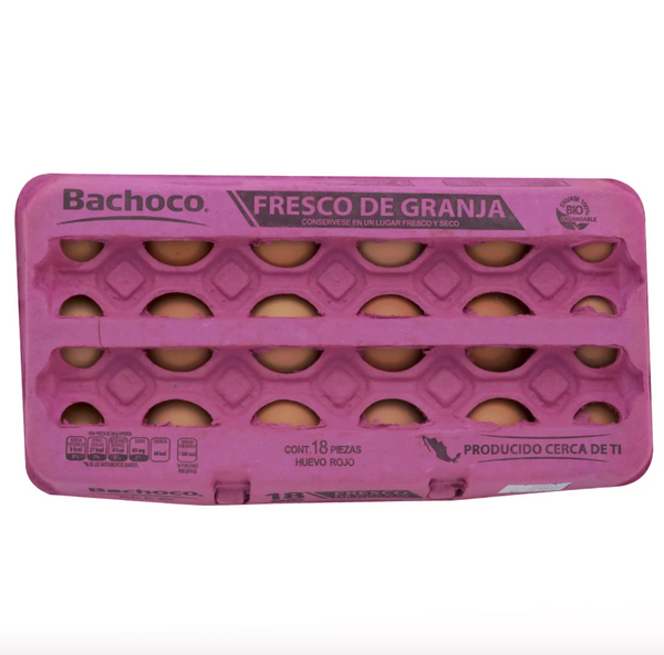 Huevo Rojo Bachoco (18 piezas)