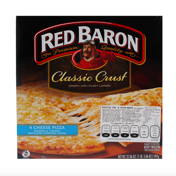 Pizza 4 Quesos Red Baron (585 g)