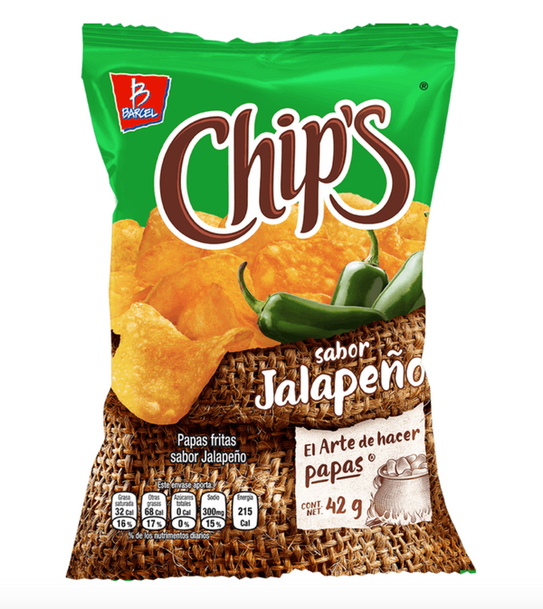 Chips Jalapeño Barcel (42 g)
